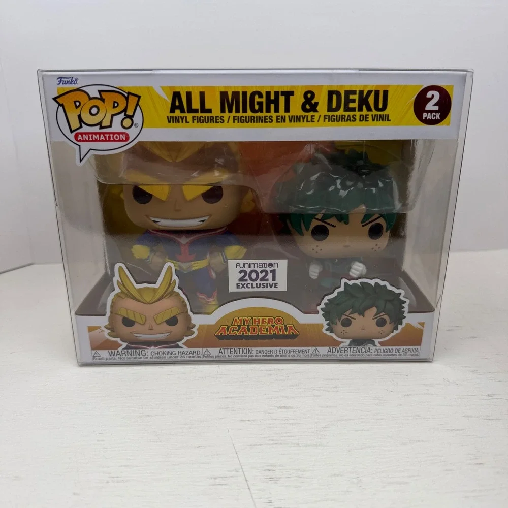 Funko Pop My Hero Academia All Might & Deku 2-Pack Funko 2021 Exclusive Vinyl
